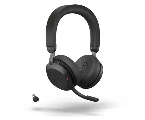 Casti cu Microfon Jabra Evolve2 75 UC Stereo, USB Type-C, Bluetooth (Negru)