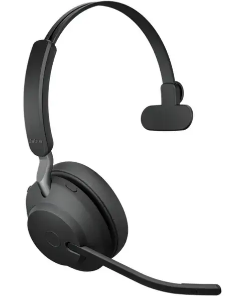 Casti cu microfon Jabra Evolve2 65 MS Mono, USB, Stand (Negru)