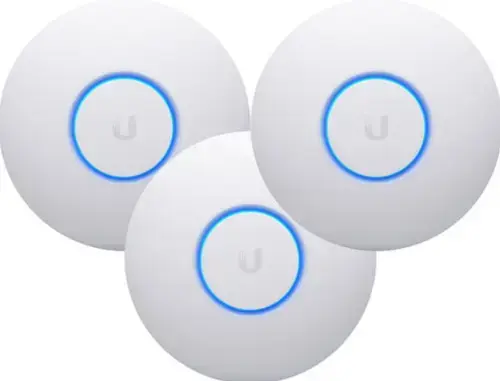 Kit Access Point Ubiquiti UAP-NANOHD-3, Gigabit, Dual Band, 2033 Mbps, 3 Bucati (Alb)