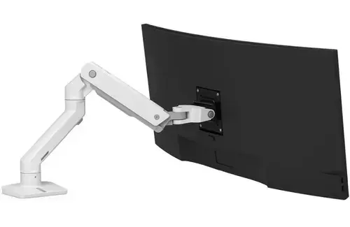 Suport monitor pentru birou Ergotron HX 45-475-216, Pivot, Rotire 180 19.1kg (Alb)