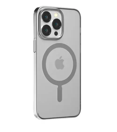 Protectie Spate Devia Glimmer Series Magnetic pentru Apple iPhone 14 Plus (Argintiu)