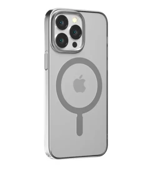 Protectie Spate Devia Glimmer Series Magnetic pentru Apple iPhone 14 Plus (Argintiu)