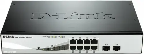 Switch D-Link Gigabit DGS-1210-08P, 8 porturi