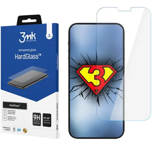 Folie Sticla 3MK HardGlass pentru Apple iPhone 14 Pro (Transparent)