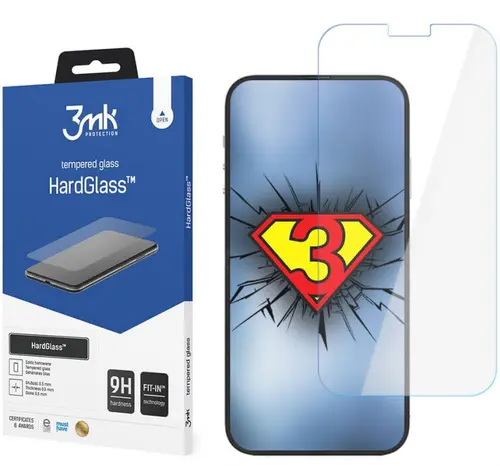 Folie Sticla 3MK HardGlass pentru Apple iPhone 14 Pro Max (Transparent)