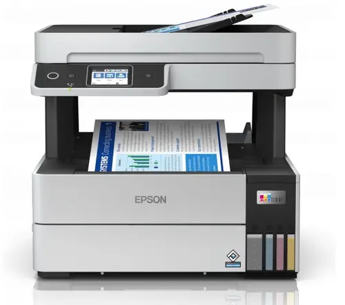 Multifunctional Epson EcoTank L6490, inkjet, A4, 17ppm, Duplex, ADF, USB, Retea, Wireless, Fax (Negru)