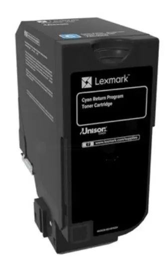 Toner Lexmark Corporate 74C2SCE, 7000 pagini (Cyan)