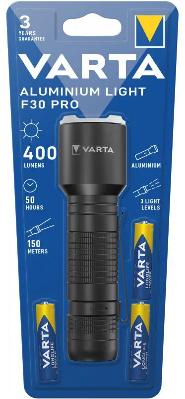 Lanterna LED Varta Light F30 PRO (Negru)