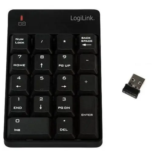 Tastatura numerica wireless Logilink ID0120 (Negru)