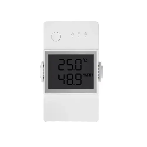 Releu inteligent Wi-Fi Sonoff THR320D, Temperatura & umiditate, Monitor LCD