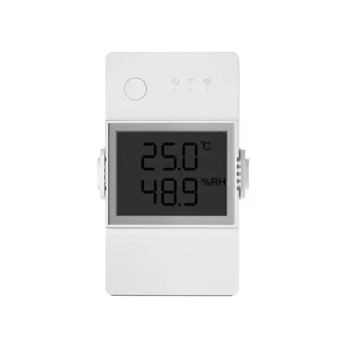 Releu inteligent Wi-Fi Sonoff THR320D, Temperatura & umiditate, Monitor LCD
