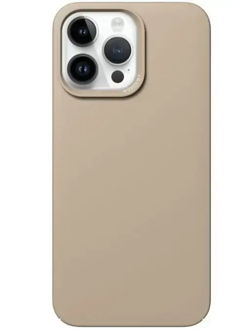 Protectie Spate Nudient Thin pentru Apple iPhone 14 Pro Max (Crem)