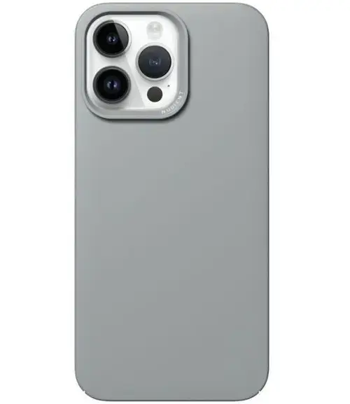 Protectie Spate Nudient Thin pentru Apple iPhone 14 Pro Max (Gri)