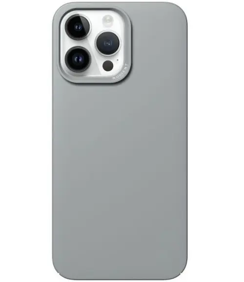 Protectie Spate Nudient Thin pentru Apple iPhone 14 Pro Max (Gri)