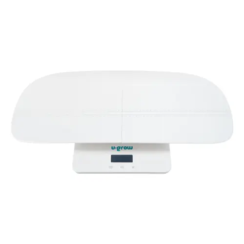 Cantar 2 in 1 pentru bebelusi si copii U-Grow, functie bluetooth, capacitate 100 kg, display LCD, alb