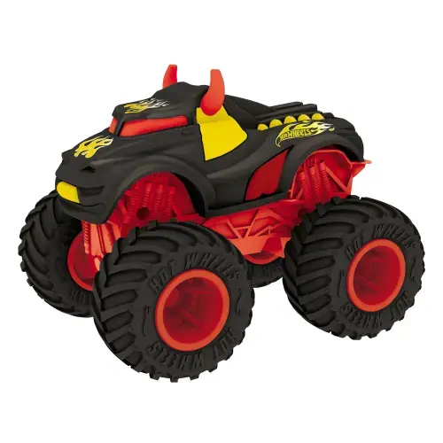 Masinuta Hot Wheels Monster Trucks Rev Tredz, Rosu