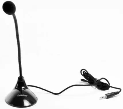 Microfon Spacer SP-MIC100 (Negru)