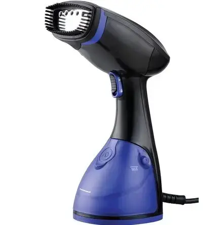 Aparat de calcat vertical cu aburi Heinner HGS-1600BK, 1630 W, 0.25 L (Negru/Albastru)