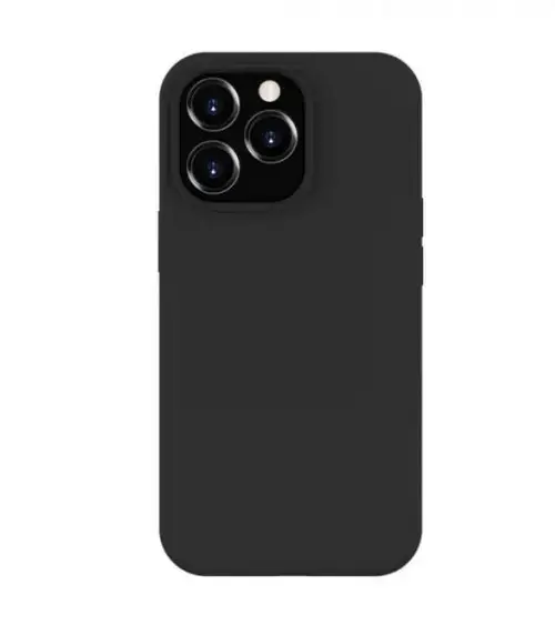 Protectie Spate Lemontti Liquid Silicon MagCharge pentru Apple iPhone 14 (Negru)