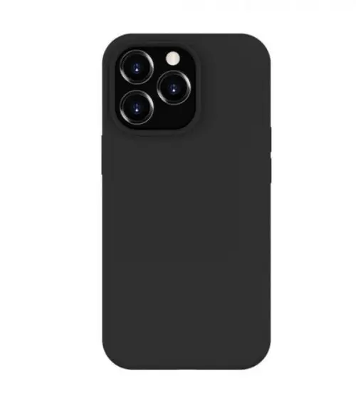 Protectie Spate Lemontti Liquid Silicon MagCharge pentru Apple iPhone 14 (Negru)