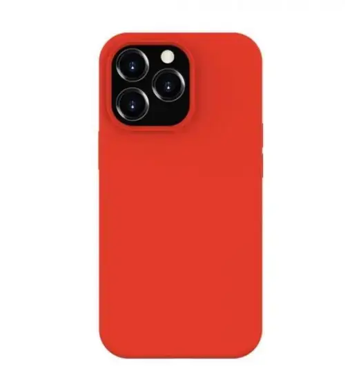 Protectie Spate Lemontti Liquid Silicon MagCharge pentru Apple iPhone 14 (Rosu)