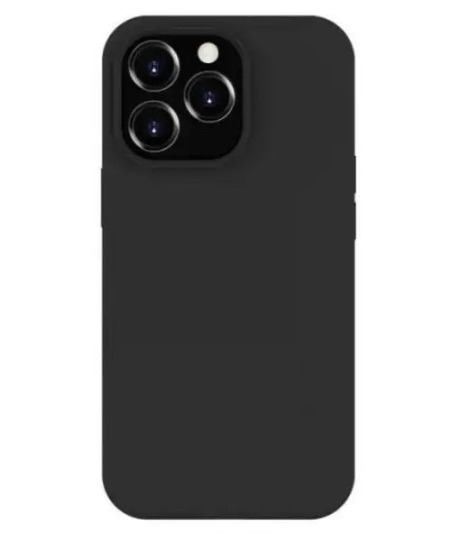 Protectie Spate Lemontti Liquid Silicon MagCharge pentru Apple iPhone 14 Plus (Negru)