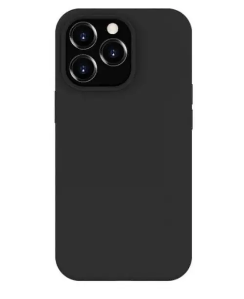 Protectie Spate Lemontti Liquid Silicon MagCharge pentru Apple iPhone 14 Plus (Negru)