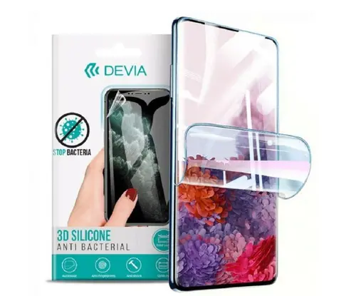 Folie Silicon Antibacterian Devia Pentru Xiaomi Redmi 9AT (Transparent)