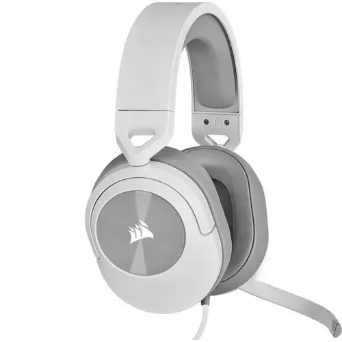 Casti Gaming Corsair HS55 Stereo,  Jack 3.5 mm, Microfon (Alb)