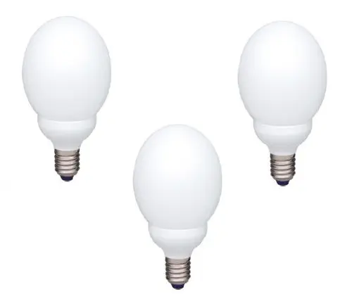 Set 3 becuri economice Panasonic EFG18E65HD-3, putere lampa 18W, echivalent pentru incandescenta 80W
