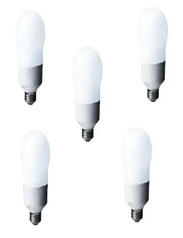 Set 5 becuri economice Panasonic EFA24E672V-5, putere lampa 24W, echivalent pentru incandescenta 98W