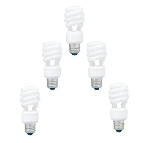 Set 5 becuri economice Panasonic EFD11E27HD3E-5, putere lampa 11W, echivalent pentru incandescenta 55W