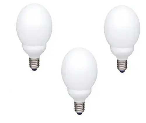Set 3 becuri economice Panasonic EFG18E27HD-3, putere lampa 18W, echivalent pentru incandescenta 80W