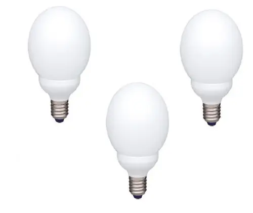 Set 3 becuri economice Panasonic EFG18E27HD-3, putere lampa 18W, echivalent pentru incandescenta 80W