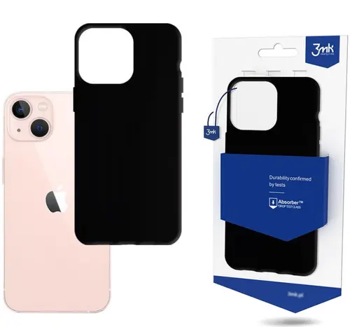 Protectie Spate 3MK Matt pentru Apple iPhone 14 Plus (Negru)