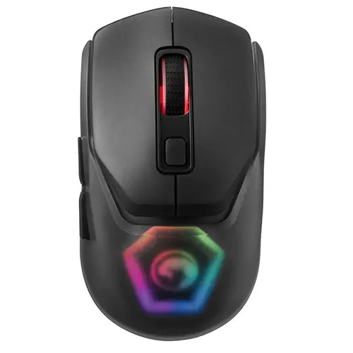 Mouse Gaming Wireless Marvo Fit Pro G1W, Bluetooth/USB, iluminare RGB, 19000 dpi (Negru)