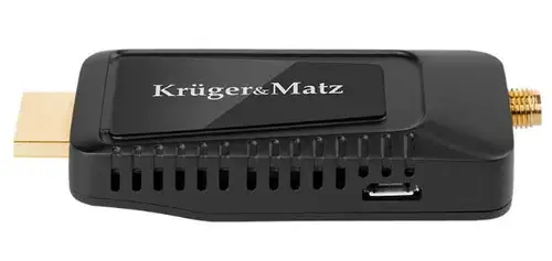 Tuner Kruger&Matz KM9999, DVB-T2, HEVC, H.265, HDMI (Negru)