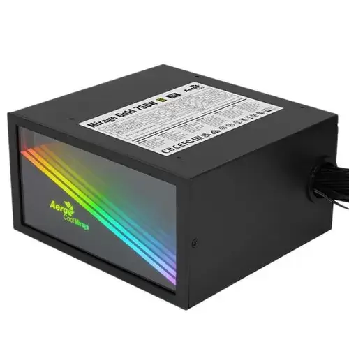 Sursa  Aerocool Mirage Gold 750W, Full modulara, iluminare aRGB