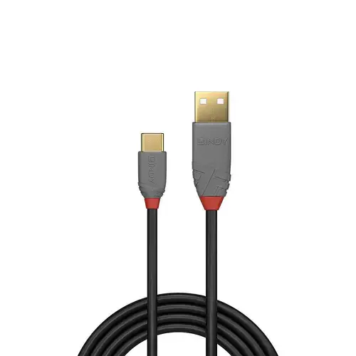 Cablu de date Lindy LY-36886, 1m, USB 2.0 Type A - USB-C