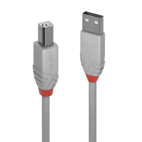 Cablu Lindy LY-36681, 0,5m, USB 2.0 Type A - USB-B