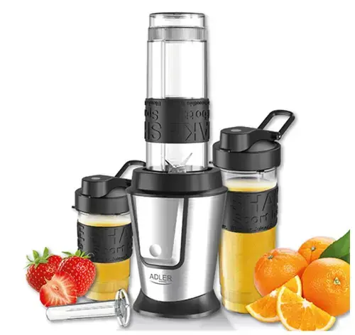 Blender Adler AD 4081, 800 W, 0.57 L (Negru/Argintiu)