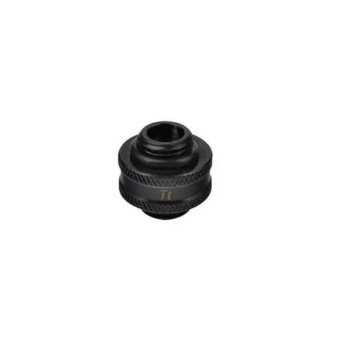Conector extensie Thermaltake Pacific G1/4 tata - tata 10mm, Negru