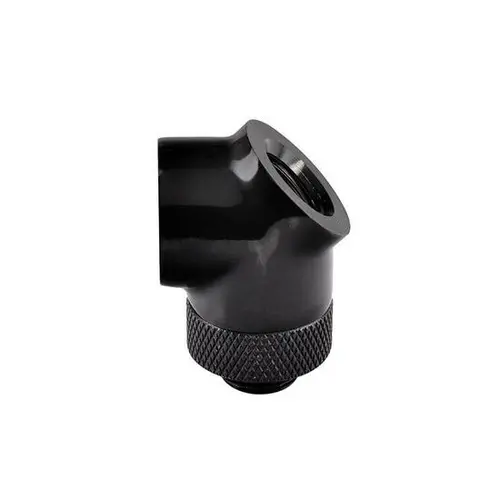 Conector Thermaltake Pacific G1/4 45 grade, Negru