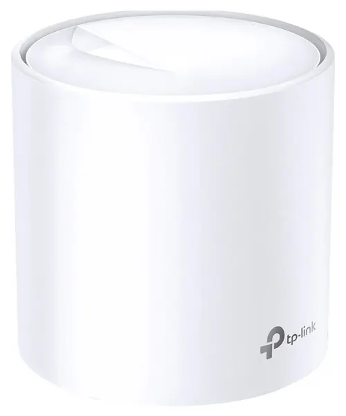 Sistem Mesh Wireless TP-Link Deco X20, Wi-Fi 6, Dual-Band, Gigabit, AX1800, cu acoperire completa pentru casa, Seamless Roaming, Self-Healing, Adaptive Path, Antivirus, Control Parental si Control Vocal, 1 pack (Alb)
