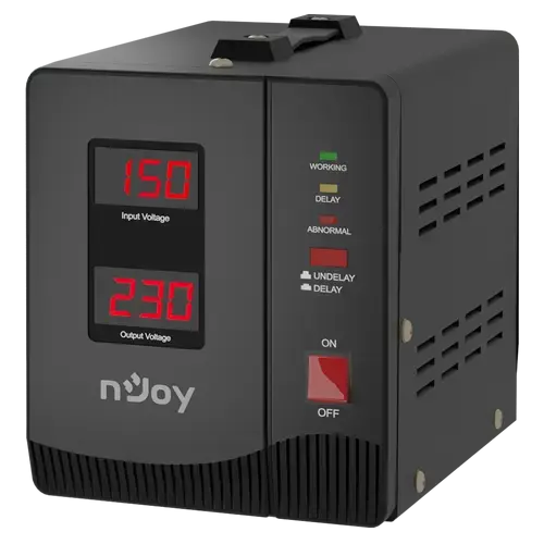 Stabilizator de tensiune nJoy Alvis 2000, 2000VA/1200W, LCD Display