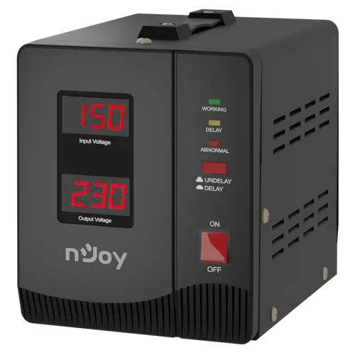 Stabilizator de tensiune nJoy Alvis 2000, 2000VA/1200W, LCD Display