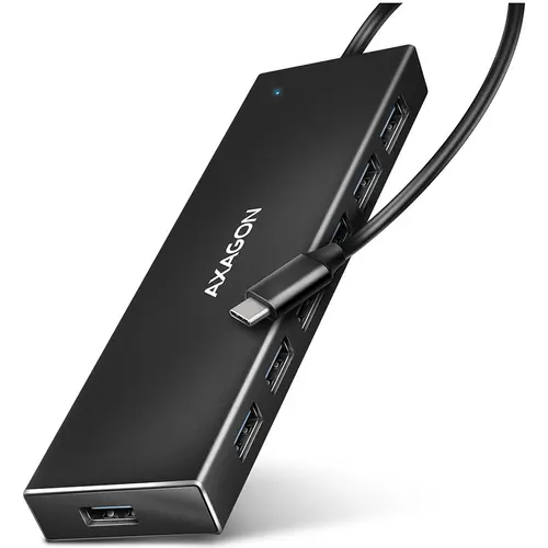 Hub USB AXAGON HUE-F7C, Cablu USB-C