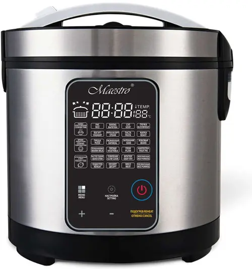 Multicooker Maestro MR-795, 700W, 5 L, 26 Functii de preparare (Negru/Argintiu)
