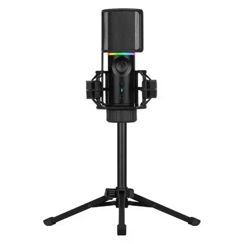Microfon Streamplify MIC RGB, cu trepied,  Jack 3.5mm TRS/USB Type-C,