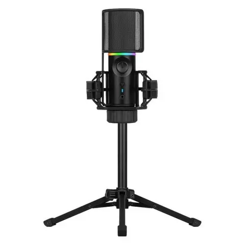 Microfon Streamplify MIC RGB, cu trepied,  Jack 3.5mm TRS/USB Type-C,